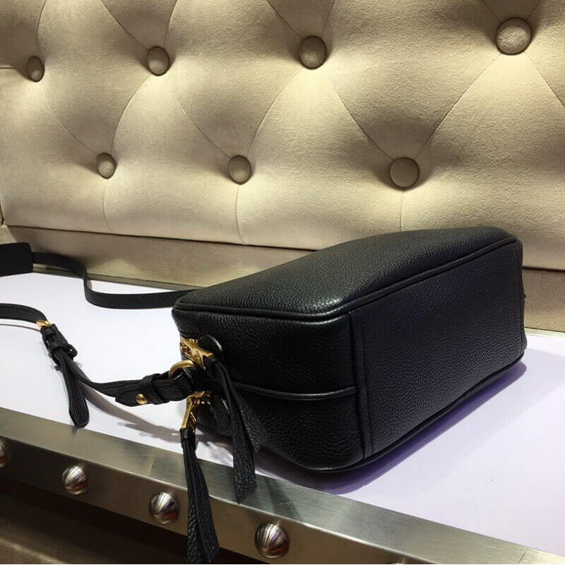 bolso de hombro de cuero Prada 1BH082-6