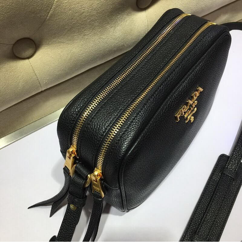 bolso de hombro de cuero Prada 1BH082-8