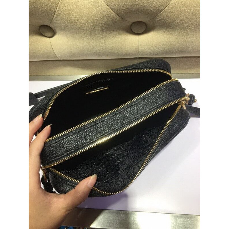 bolso de hombro de cuero Prada 1BH082-9