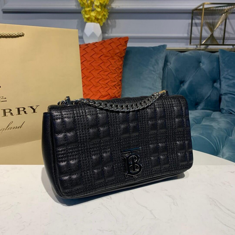 Burberry pequeña Bolsa Lola Lola de piel acolchada 80224961-1