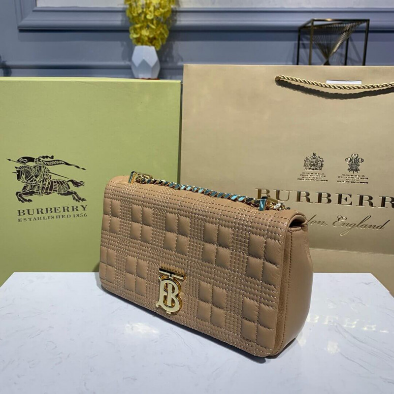 Burberry pequeña Bolsa Lola de piel de cordero acolchado 80208481-1