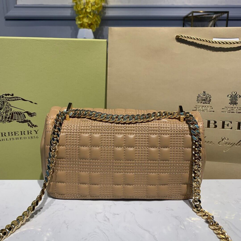 Burberry pequeña Bolsa Lola de piel de cordero acolchado 80208481-2