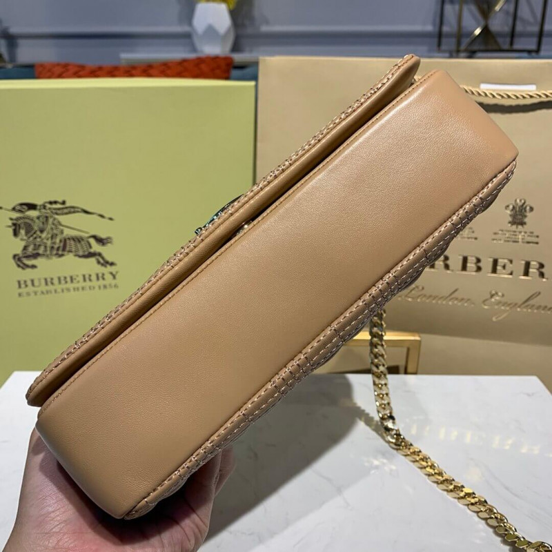 Burberry pequeña Bolsa Lola de piel de cordero acolchado 80208481-3