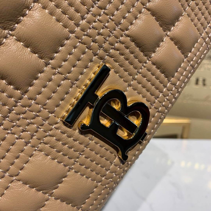 Burberry pequeña Bolsa Lola de piel de cordero acolchado 80208481-4