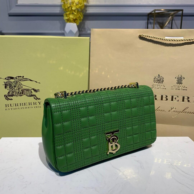 Burberry pequeña Bolsa Lola de piel de cordero acolchado 80217831-1