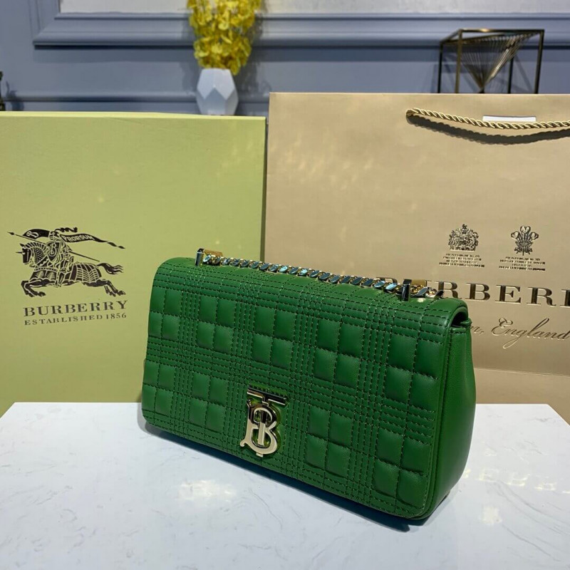 Burberry pequeña Bolsa Lola de piel de cordero acolchado 80217831-2
