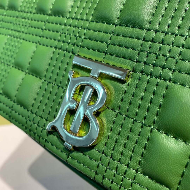 Burberry pequeña Bolsa Lola de piel de cordero acolchado 80217831-5