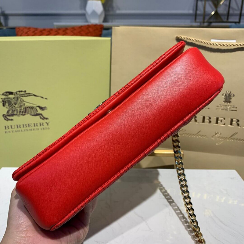 Burberry pequeña Bolsa Lola de piel de cordero acolchado 80208491-3