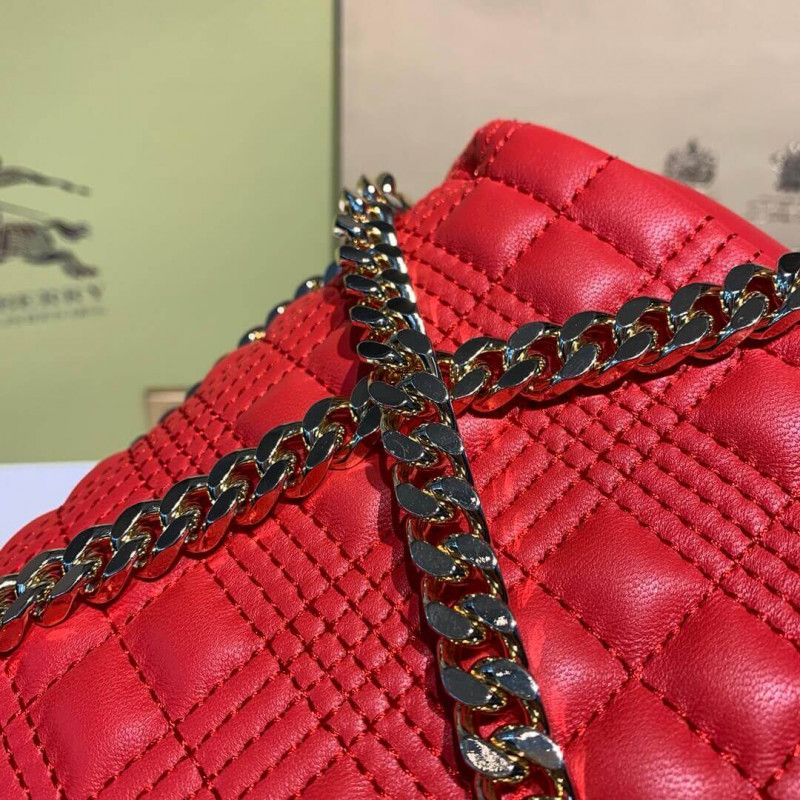 Burberry pequeña Bolsa Lola de piel de cordero acolchado 80208491-5