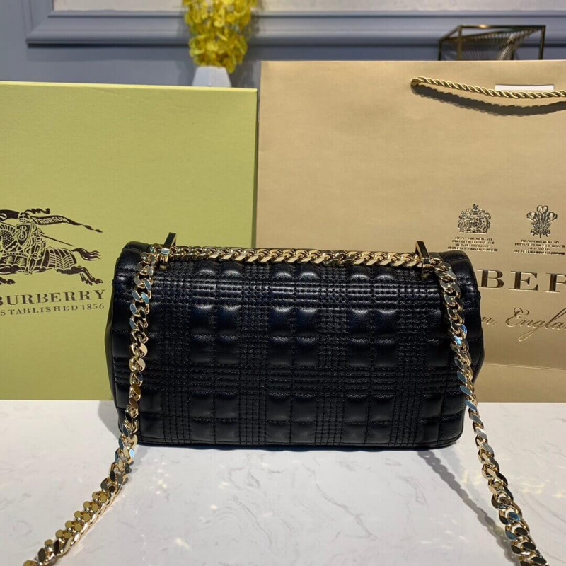 Burberry pequeña Bolsa Lola de piel acolchada 80214921-2