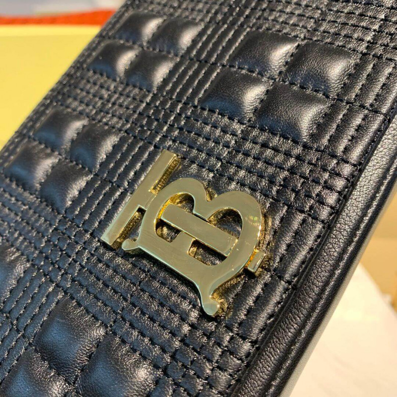 Burberry pequeña Bolsa Lola de piel acolchada 80214921-4