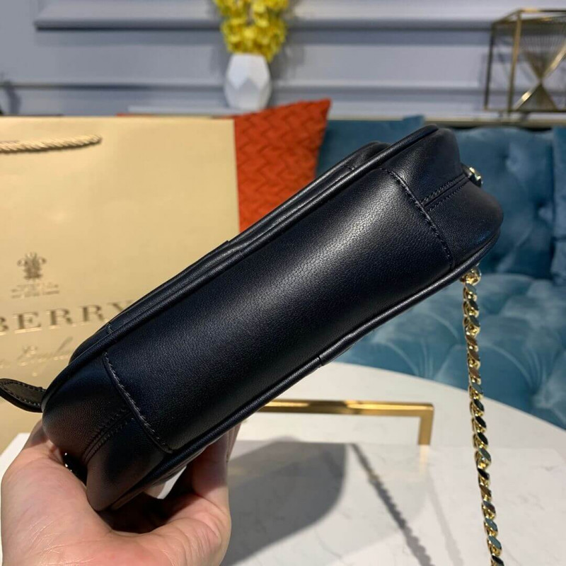Burberry Small Lambsker Bolsa de piel de camarón 80207571-3