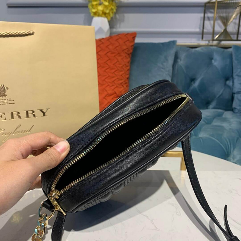 Burberry Small Lambsker Bolsa de piel de camarón 80207571-7