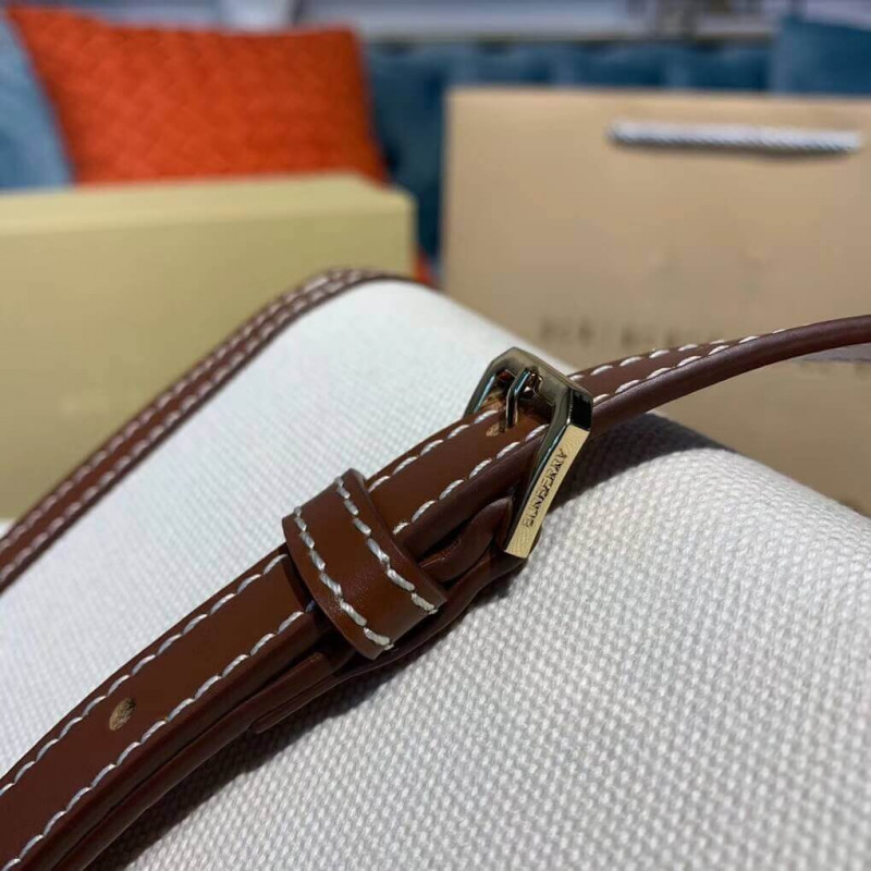 Burberry mini lienzo de dos tonos y bolso TB de cuero 80171101-5
