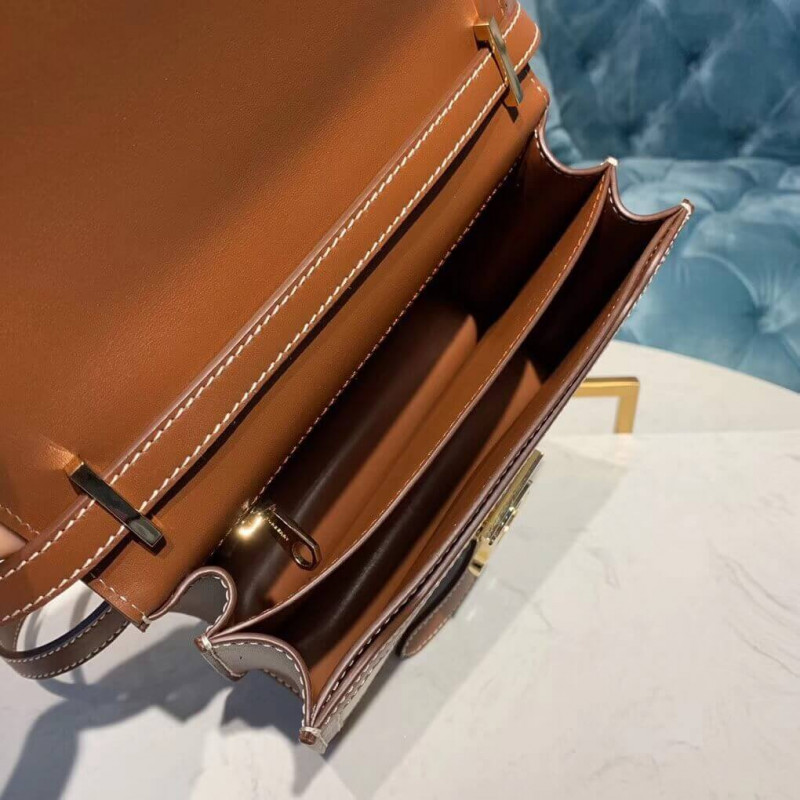 Burberry pequeño lienzo de dos tonos y bolso TB de cuero 80146401-5
