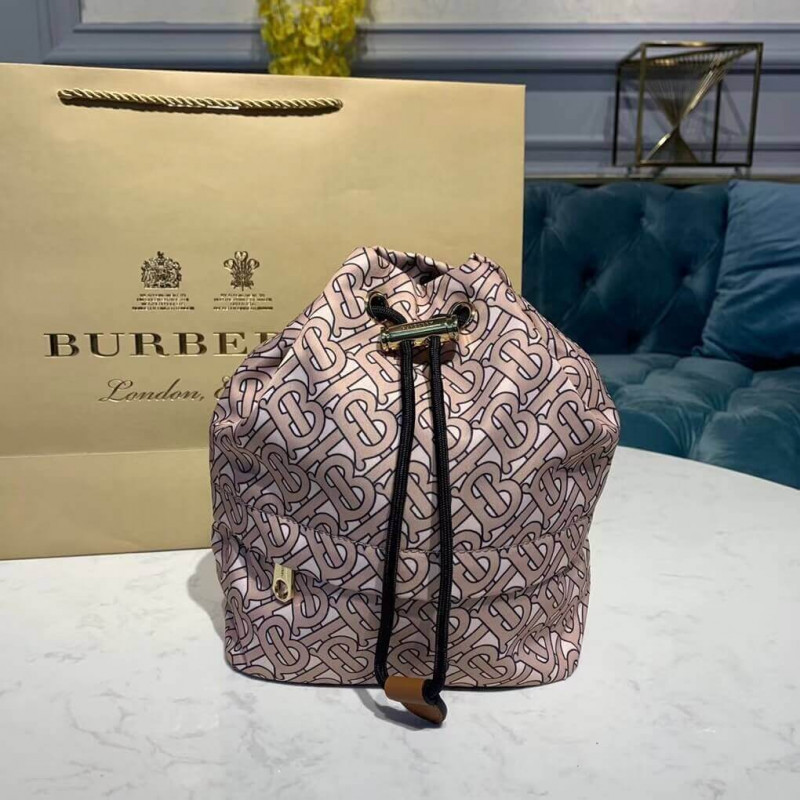 Burberry Monogram Print Nylon Drawcord Pouch 80161951-1