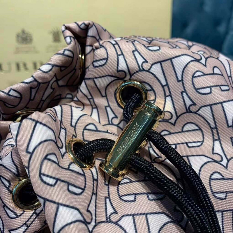 Burberry Monogram Print Nylon Drawcord Pouch 80161951-5