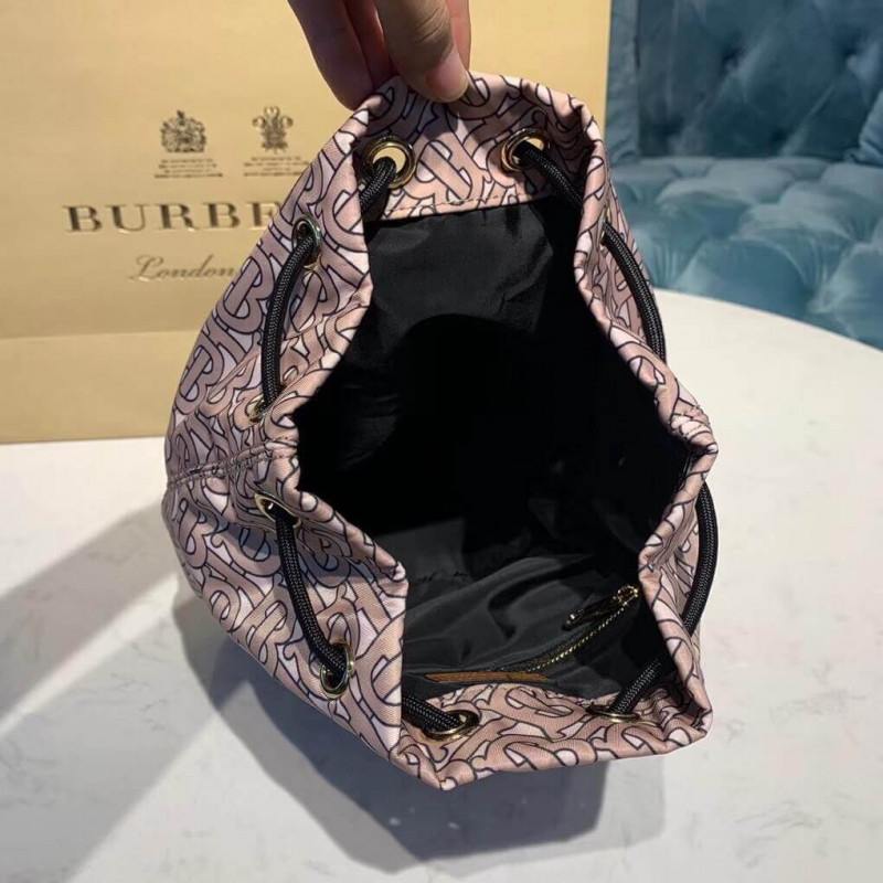 Burberry Monogram Print Nylon Drawcord Pouch 80161951-8