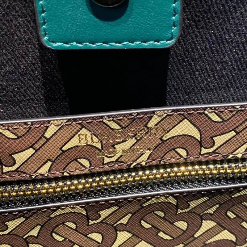 Burberry Small Monogram Impresión E-Canvas Retrato bolso 80250691-7