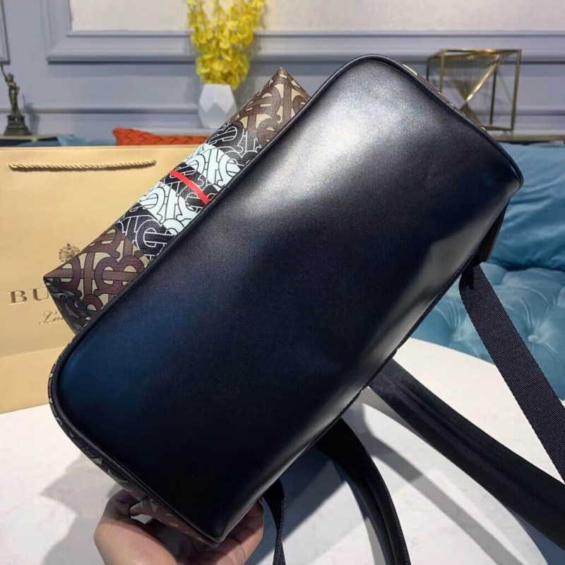 Burberry Monogram Stripe Print E-Canvas mochila 80186511-3