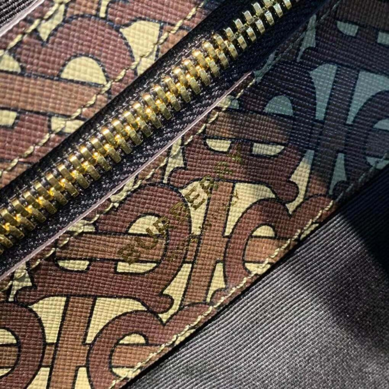 Burberry Monogram Stripe Print E-Canvas mochila 80186511-6