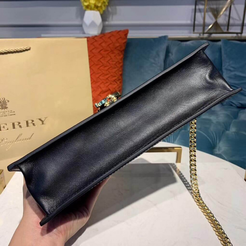 Burberry Small Monogram Stripe E-CANVAS TB Sobre Clutch 80203051-3