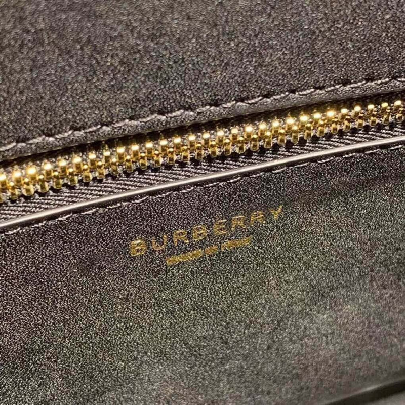 Burberry Small Monogram Stripe E-Canvas Bocket Bolse 80193631-5