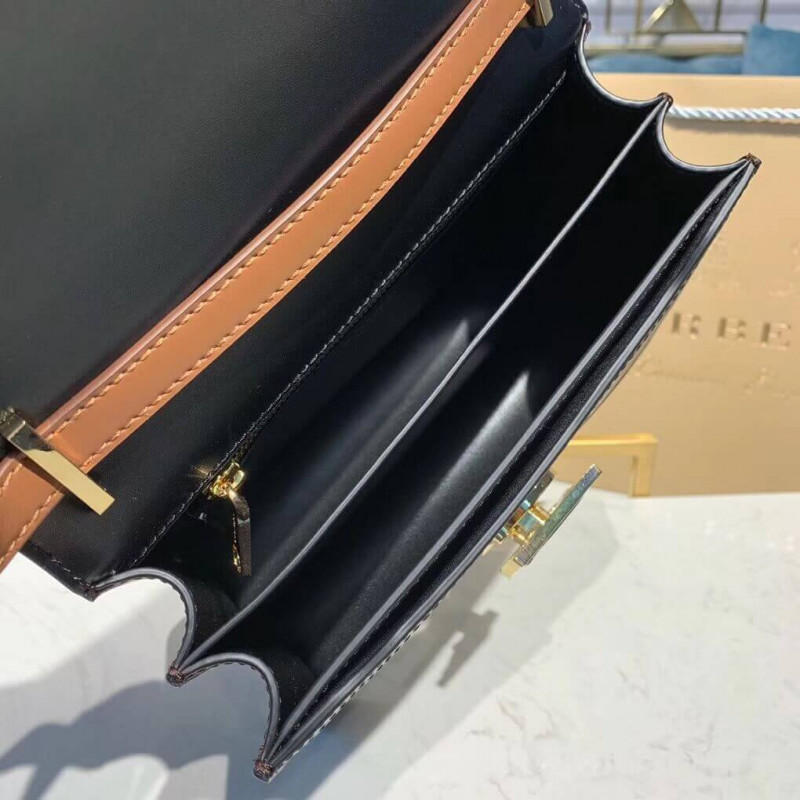 Burberry Small Monogram Stripe E-Canvas TB Bolsa 80193361-8