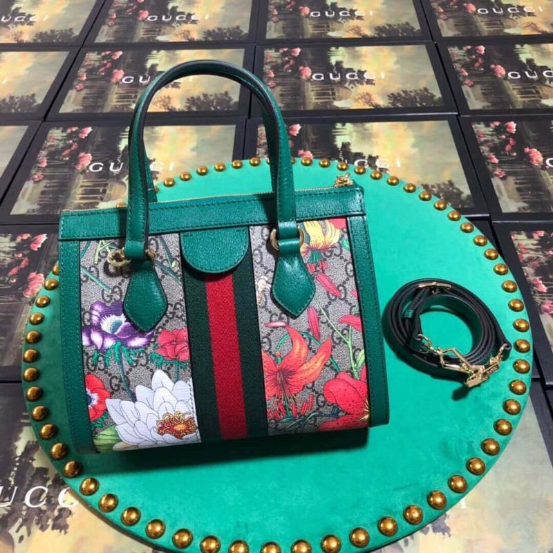 Gucci Ophidia GG Flora Small Tote Bolsa 547551-3