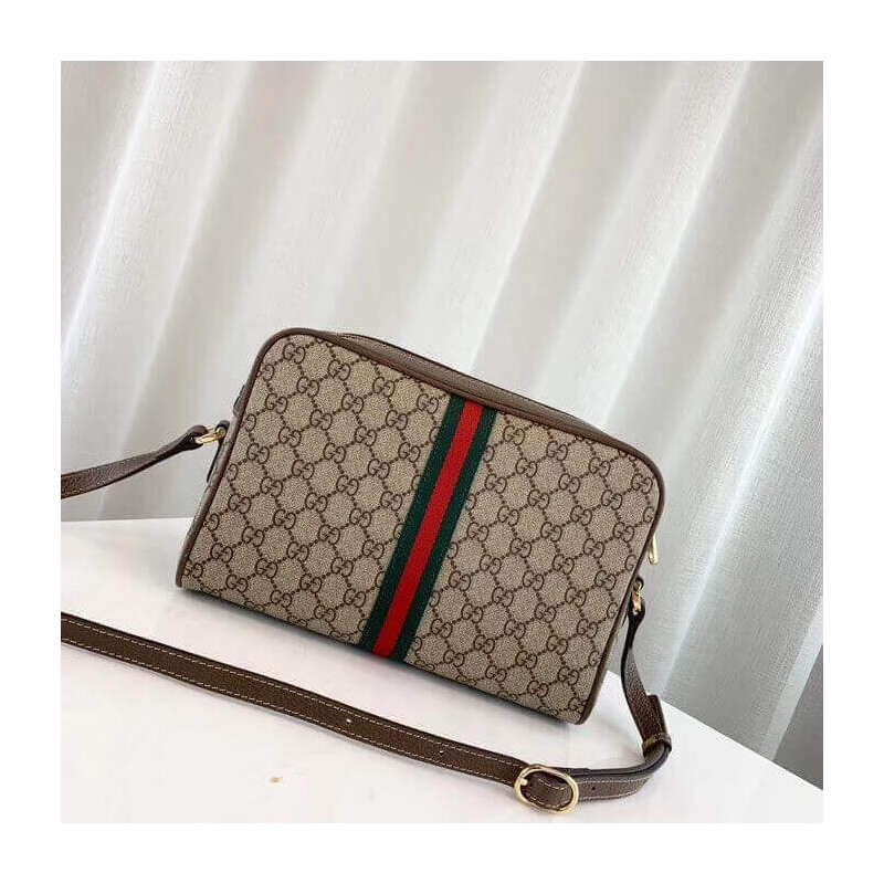 Gucci Ophidia GG Supreme Small Shoulder Bolsa 517080-3