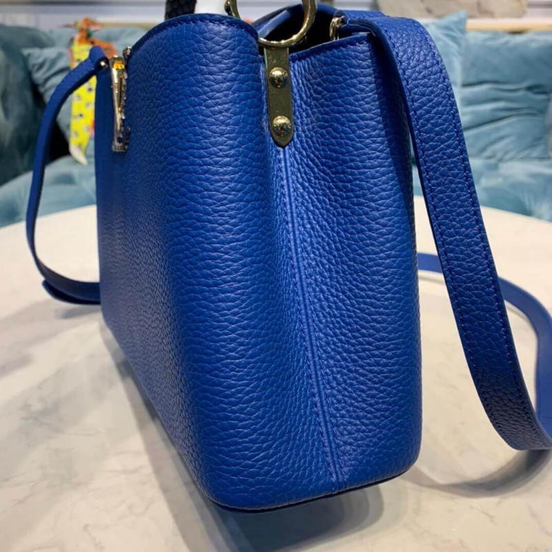 Louis Vuitton Taurillon y Python-Skin Capucines BB N98387 N97980-6