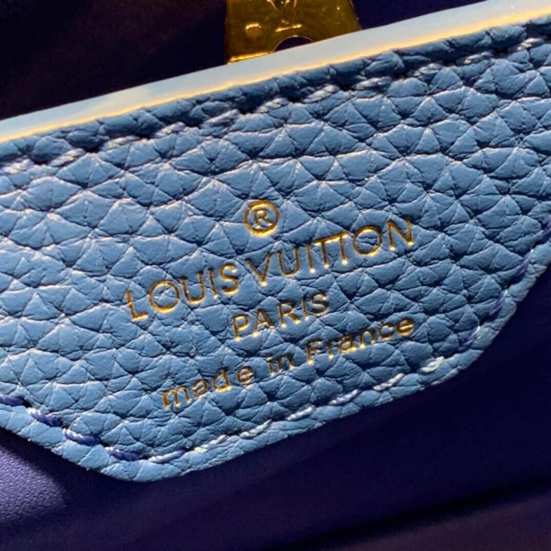 Louis Vuitton Taurillon y Python-Skin Capucines BB N98387 N97980-16