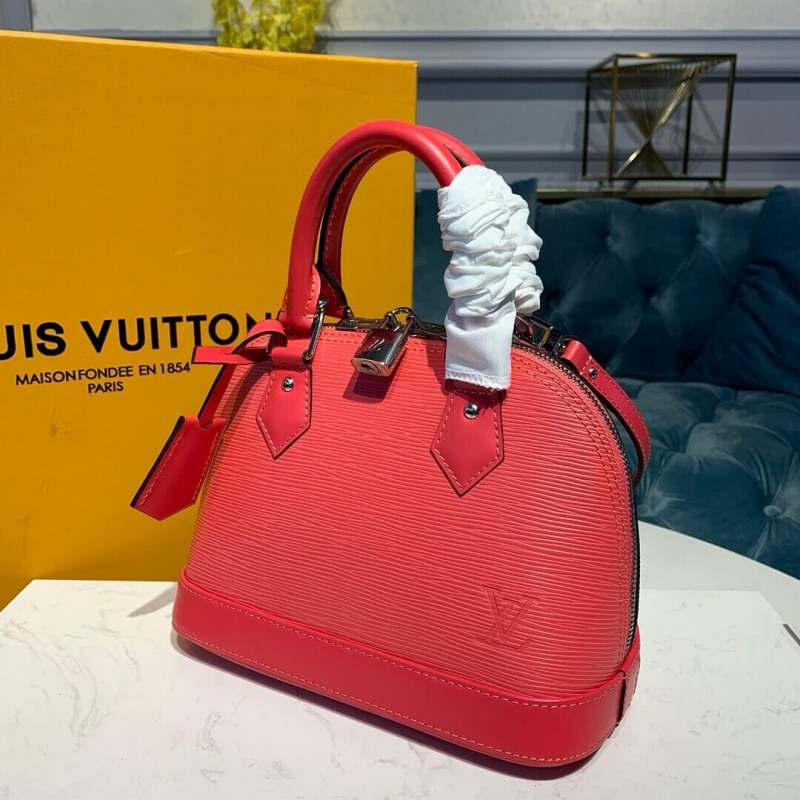 Louis Vuitton Epi Leather Alma BB M40302 Rosa fuerte-1
