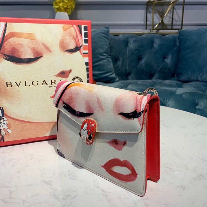 Bvlgari Retro Serpenti Forever Crossbody Bolsa 283167-1