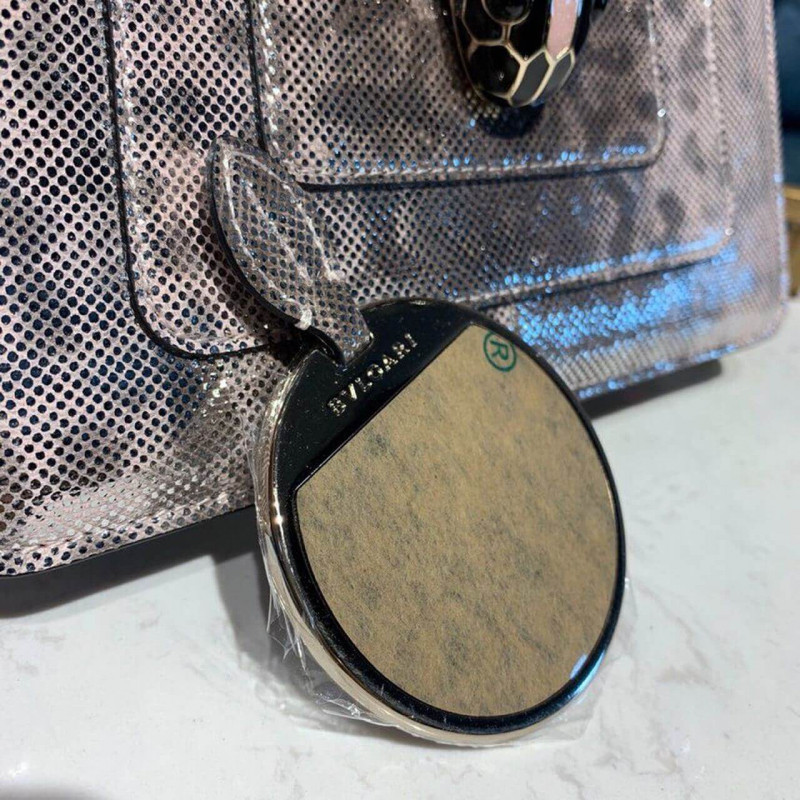 BVLGARI SERPENTI Forever 20cm Crossbody Bolsa en Karung Skin 288782-3