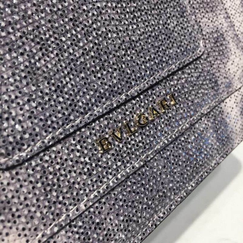 Bvlgari Serpenti Forever 20cm Crossbody Bolsa en Karung Skin 288781-4