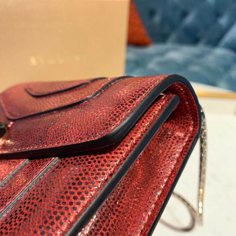 BVLGARI SERPENTI FOREMPLE 20 cm Bolsa Crossbody en Karung Skin 287911-3