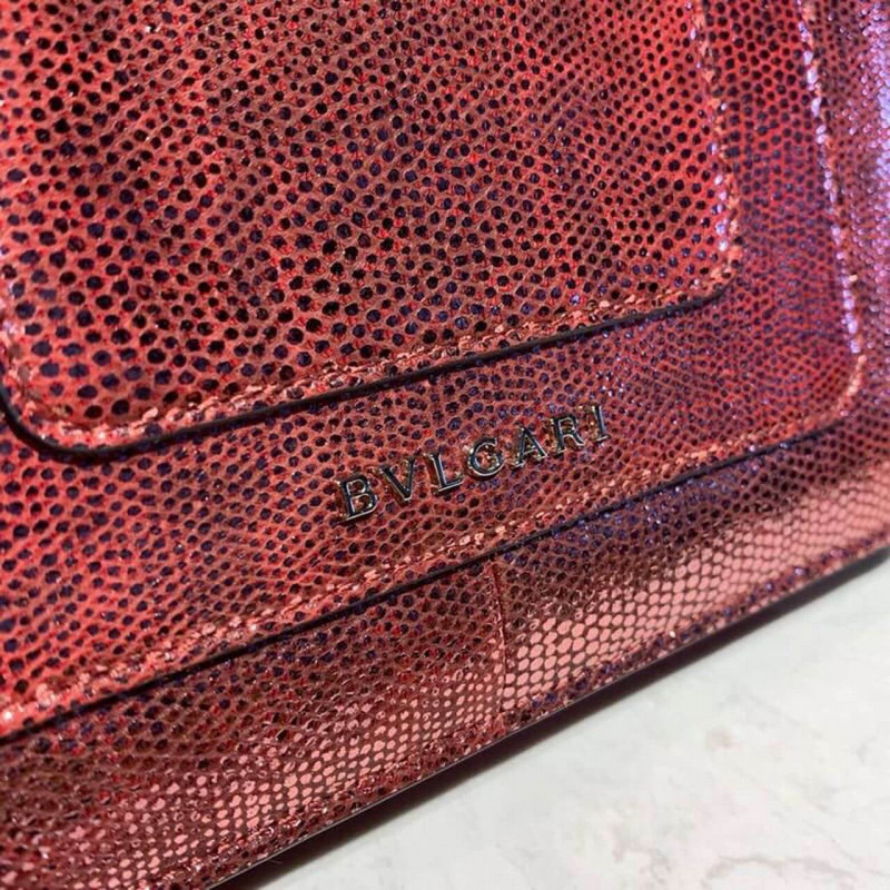 BVLGARI SERPENTI FOREMPLE 20 cm Bolsa Crossbody en Karung Skin 287911-7