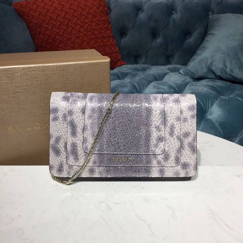 Bvlgari Serpenti Forever Shoulder Bolsa 25cm en la piel Karung 2858505-5