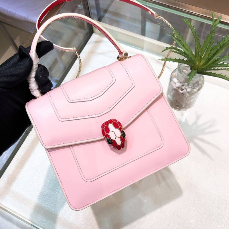 Bvlgari Serpenti Forever Crossbody Top Many Bolsa 18cm 284537-2