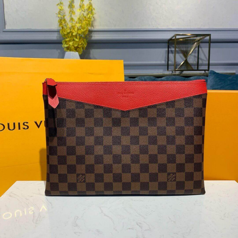 Louis Vuitton Damier Ebene Daily Pouch N60262-1