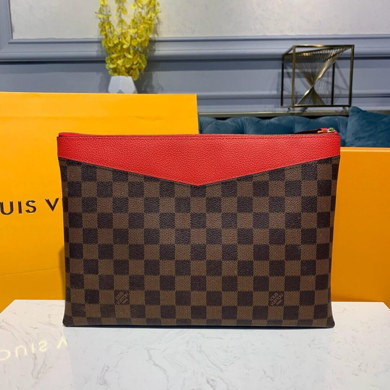 Louis Vuitton Damier Ebene Daily Pouch N60262-3