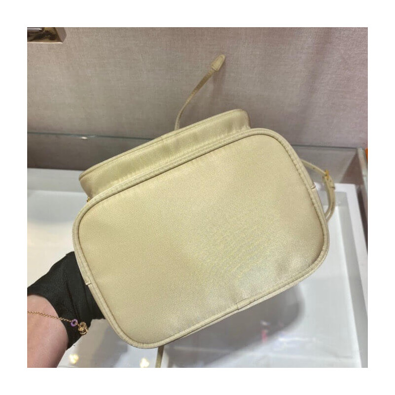bolso de hombro de cuero de dueto de prada 1BH038-8