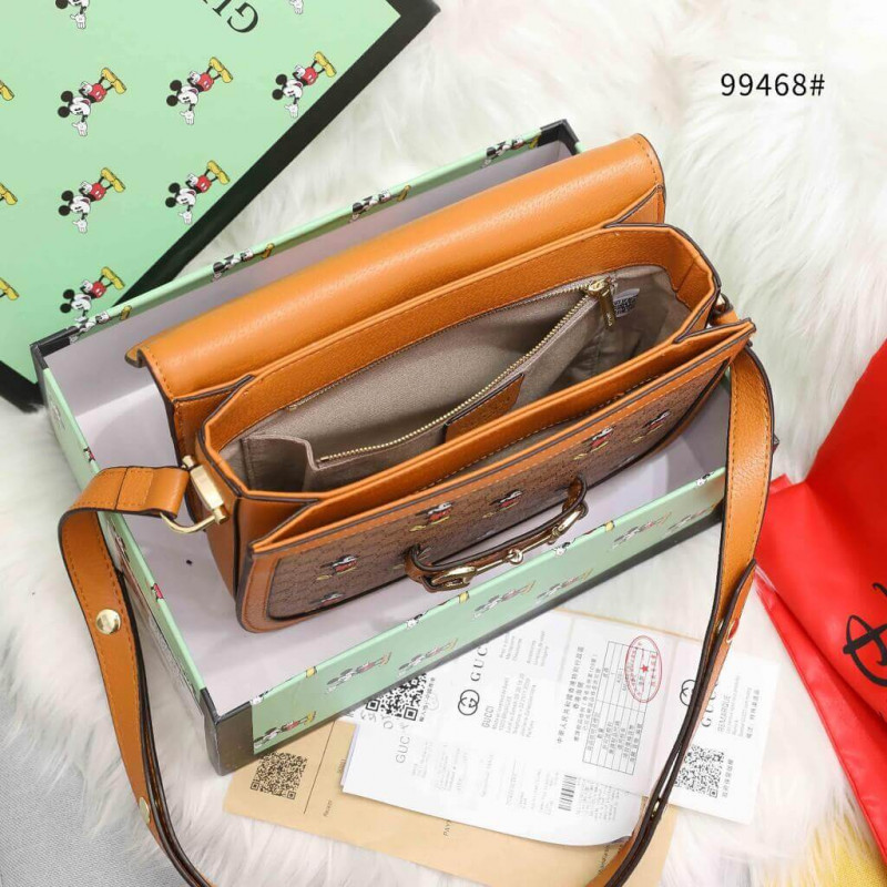 Disney X Gucci 1955 Horsebit GG Supreme Shoulder Bolsa 602204-4