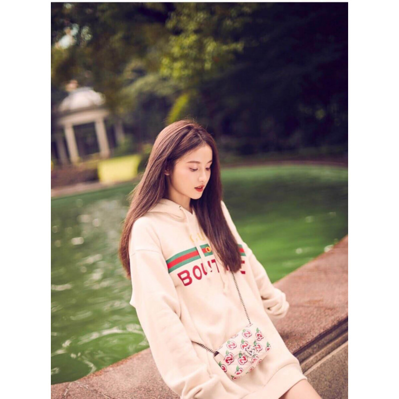 Gucci GG Apple Print Super Mini Bolsa 476433-2