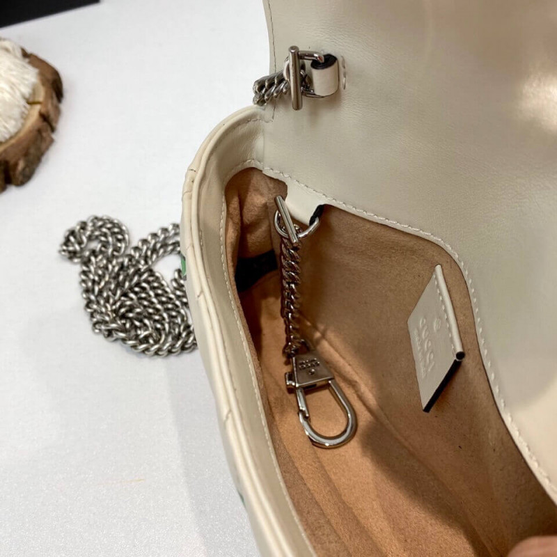 Gucci GG Apple Print Super Mini Bolsa 476433-13