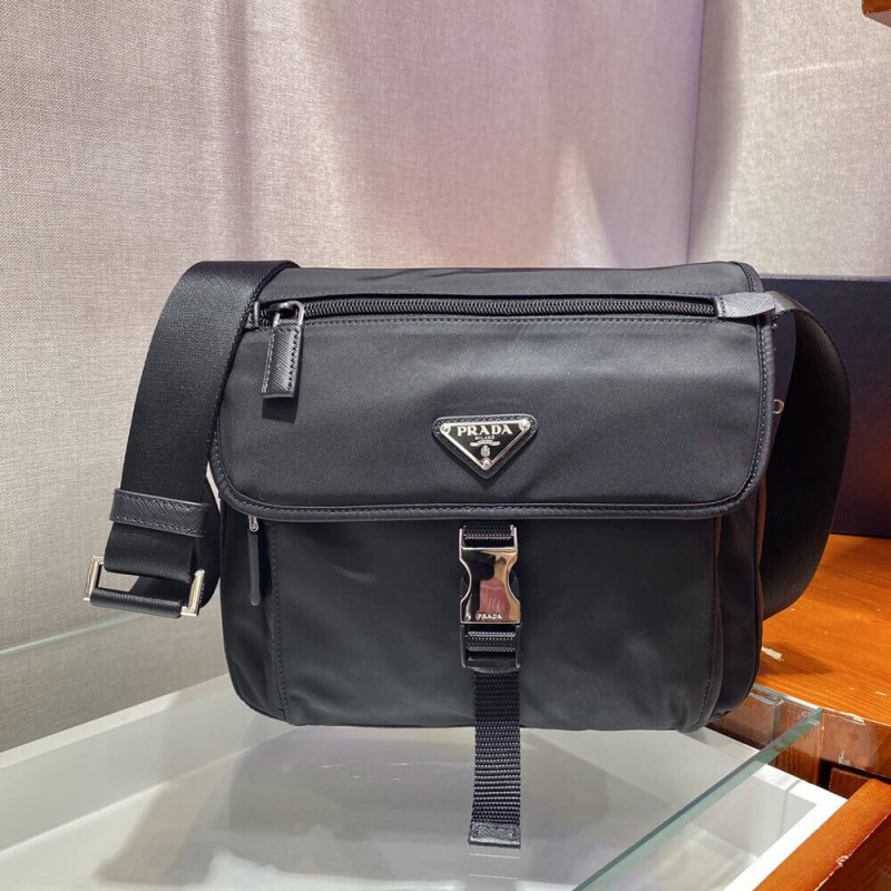 bolso de hombro de nylon pequeño prada 1bd994-2