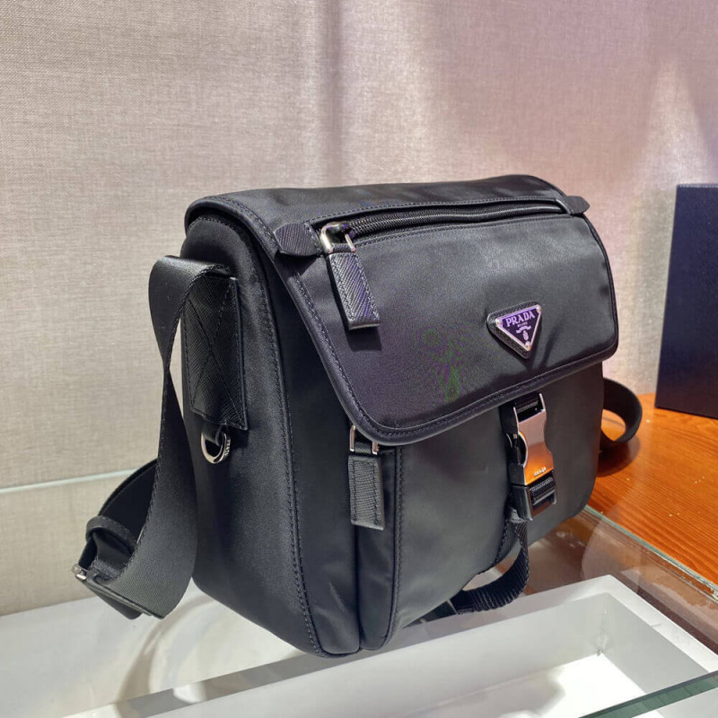 bolso de hombro de nylon pequeño prada 1bd994-3