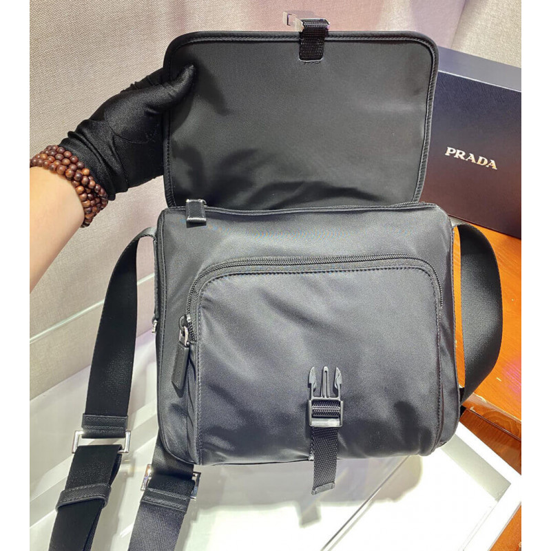 bolso de hombro de nylon pequeño prada 1bd994-6