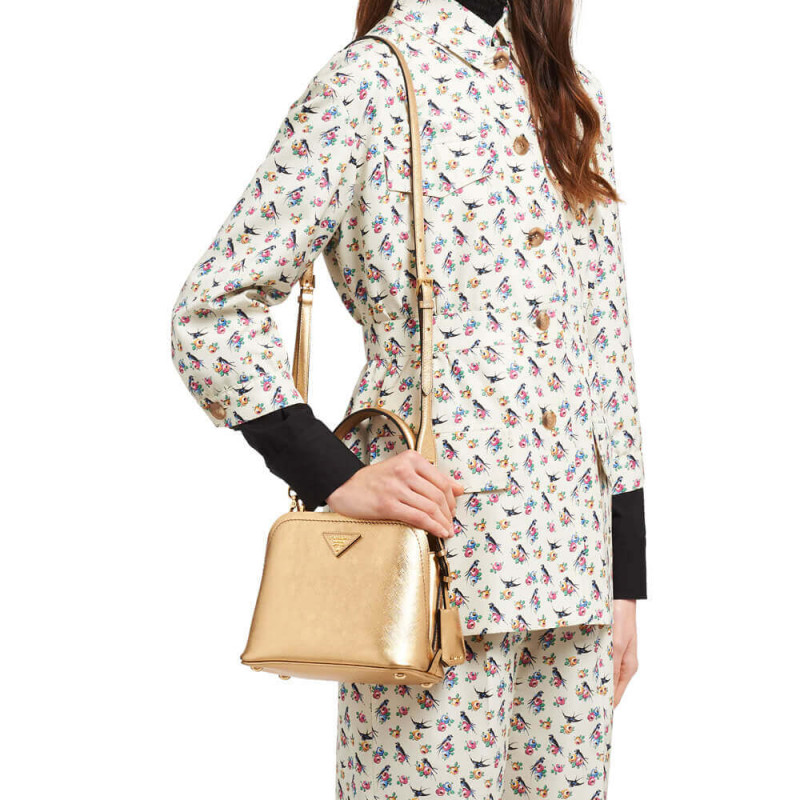 Bolsa de cuero Micro Saffiano de Prada Micro Saffiano 1BA286-1